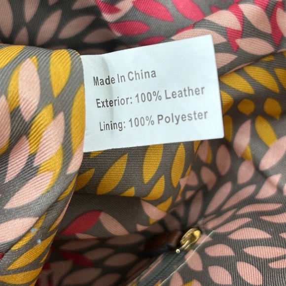 Lodis Sierra Brown Pebbled Leather Tote Travel Carryon Tote - Picture 6 of 10